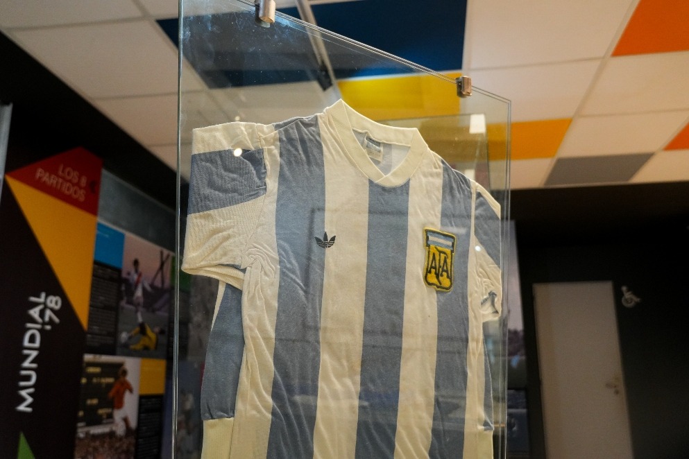 Camisetas con historia: Del Mundial ´78 al Museo Provincial del Deporte