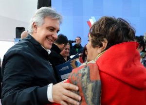 Llaryora anunció la rehabilitación de un tramo de la colectora que une a Malagueño con Carlos Paz