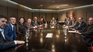 Llaryora recibió a las nuevas autoridades de la Unión Industrial de Córdoba