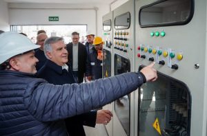 Llaryora inauguró la obra de saneamiento cloacal de Almafuerte