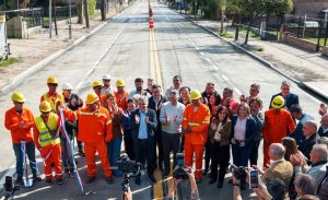 Av. Bodereau: se habilitó el primer tramo de la obra vial, cloacal y de desagües pluviales